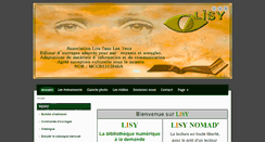 Desktop Screenshot of lisy.fr